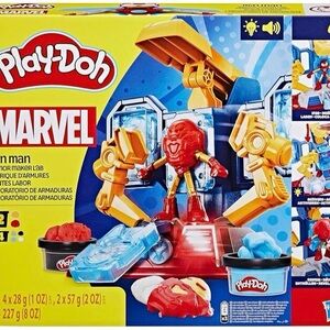 Play-Doh Marvel Iron Man Playset with sounds & lights